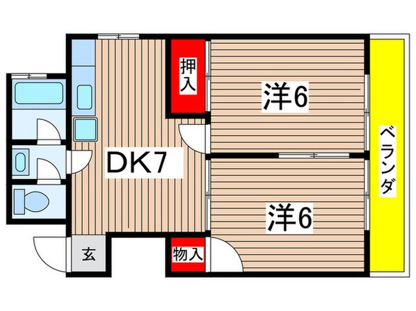 大島ビルの物件間取画像